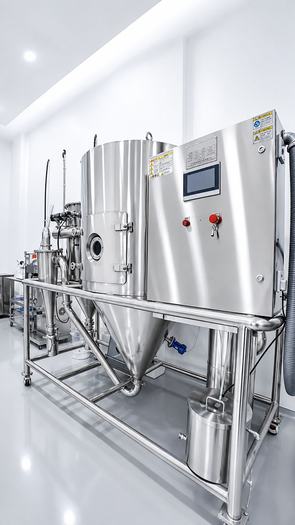 Equipo de manufactura de acero inoxidable para encapsulación y secado